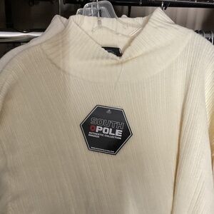 South Pole Men's Turtleneck Sweater in Cream